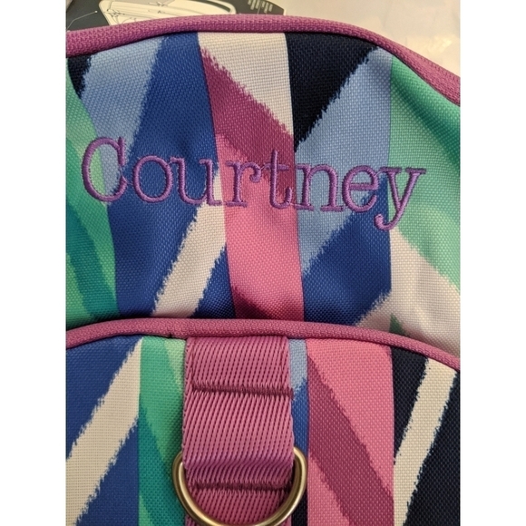 🆕 PB Teen Striped "Courtney" Backpack - Picture 10 of 15